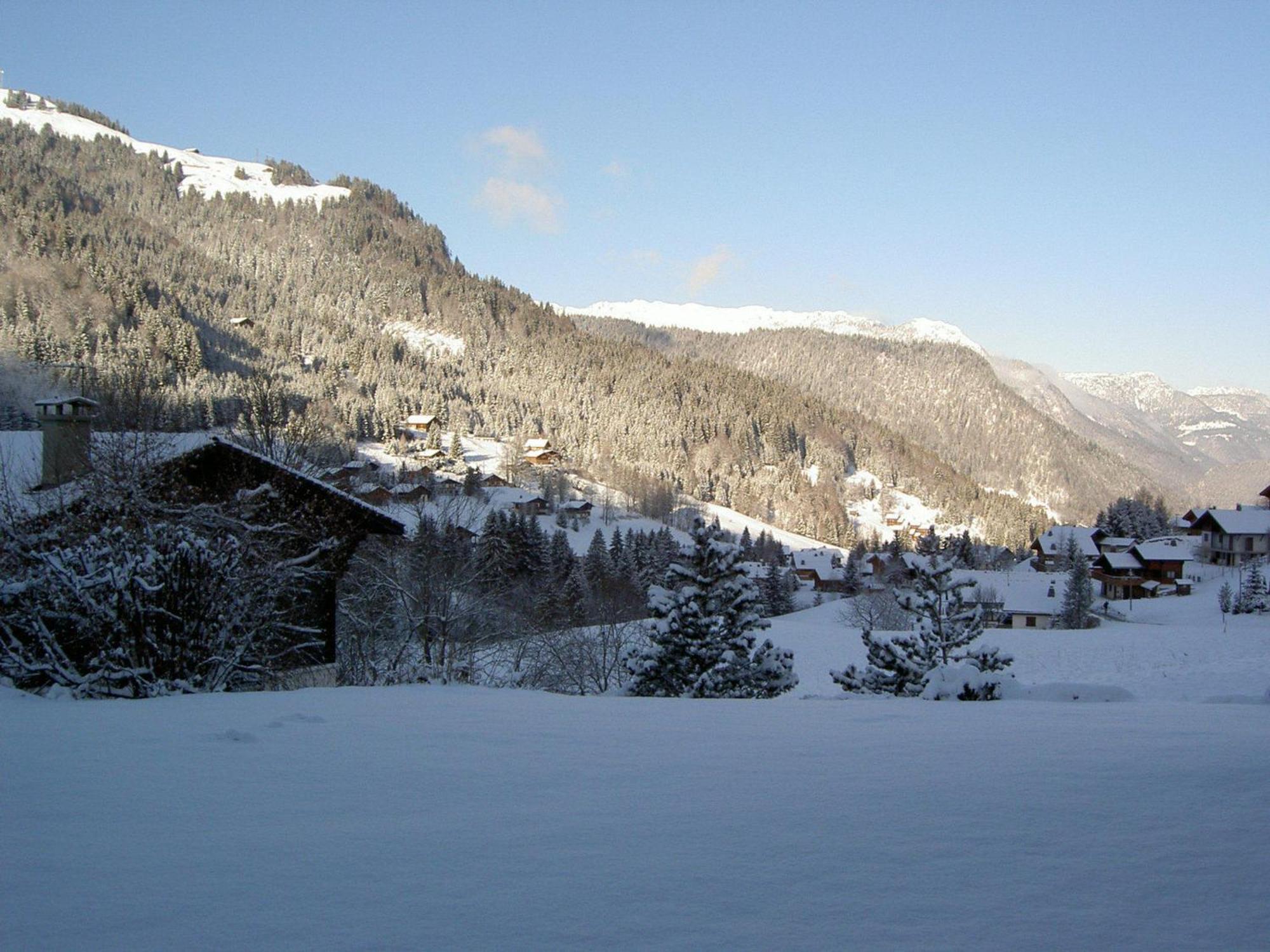 Rez De Chalet Calme Avec Terrasse - 2 Chambres, Proche Pistes A La Clusaz - Fr-1-437-10 エクステリア 写真